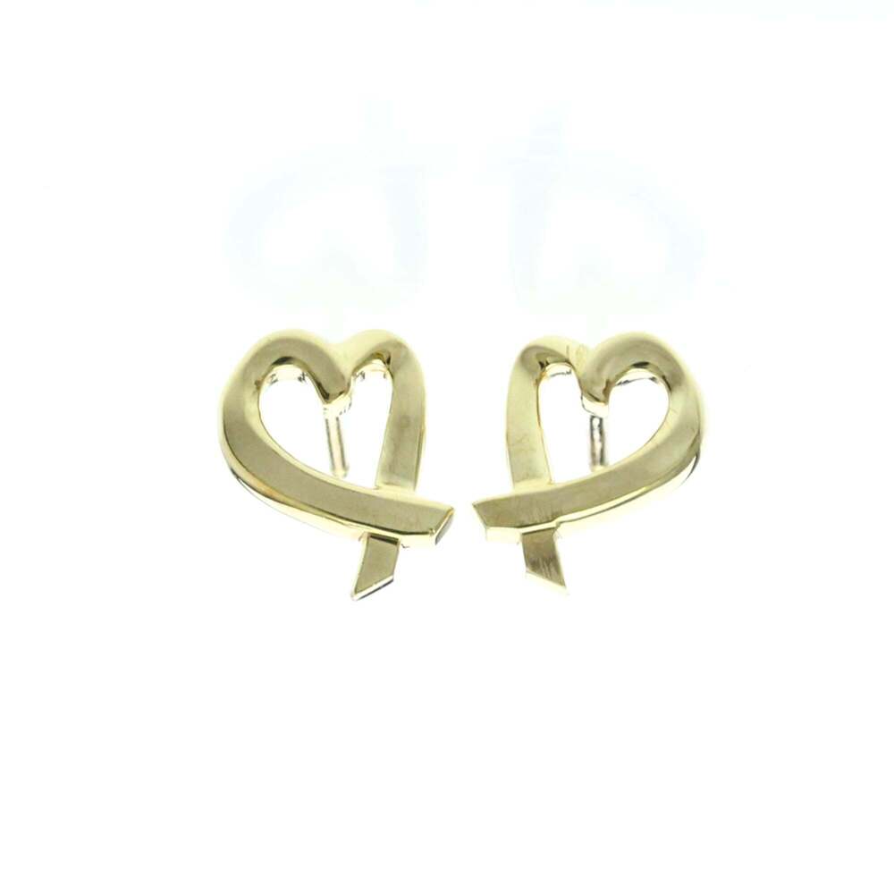 TIFFANY Authentic 18k Gold Heart Earrings